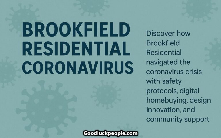 brookfield residential coronavirus
